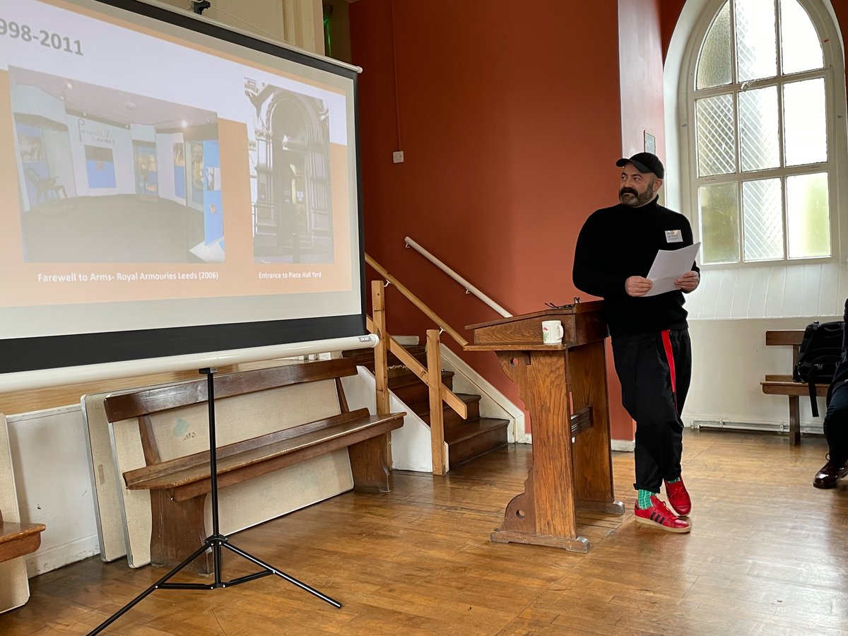 The new director of the Peace Museum Joe Brook is here at the West Yorkshire Museum Forum to tell us about the development work happening getting ready to open the museum this August- can’t wait to visit! Offers of collections coming in from the audience!