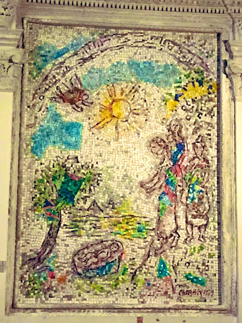 Marc #CHAGALL, "MOSES SAVED FROM THE WATERS" 1979 Details #art #arttwit #Gesture #vence #mosaic #iloveart #artlover #MarcChagall #Artlovers