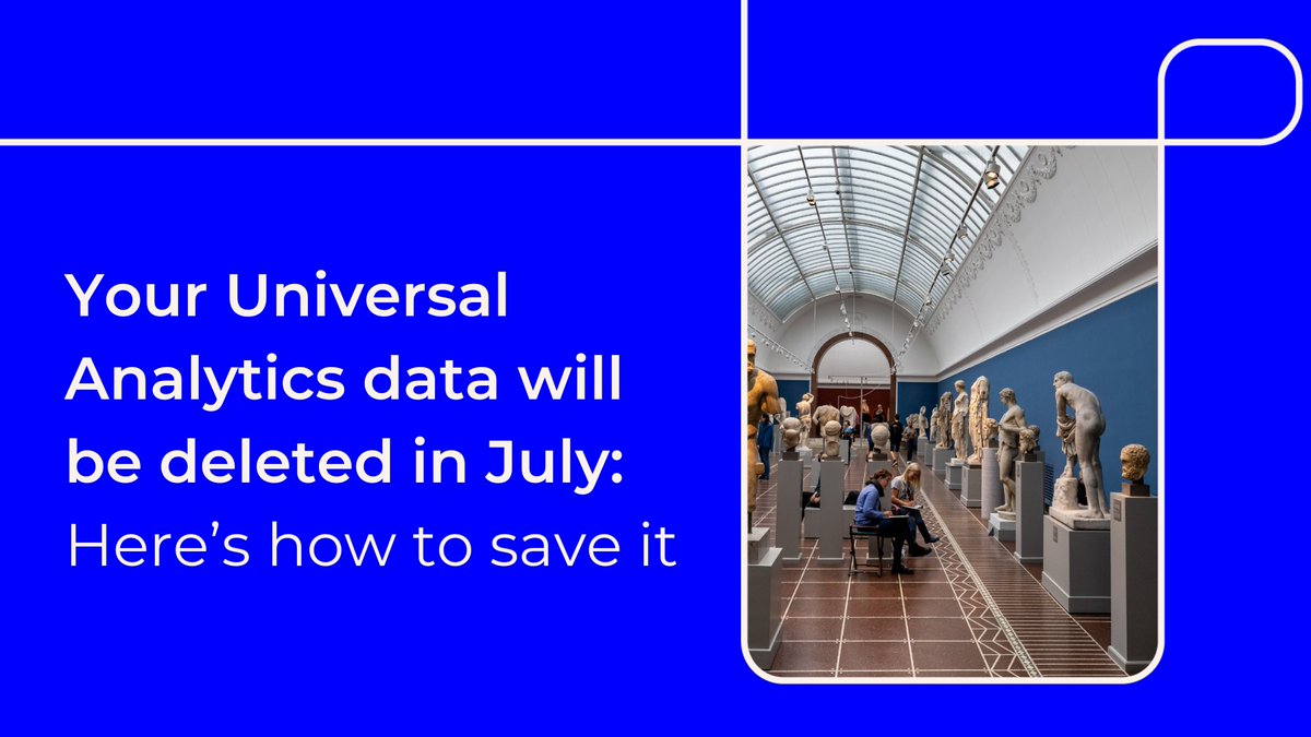 Your old Universal Analytics account is going away in July, as Google completes its shift to Google Analytics 4.
If you need to keep historical data for reporting to funders or your own analysis, here's what you need to do (and sooner rather than later): onefurther.com/blog/your-univ…