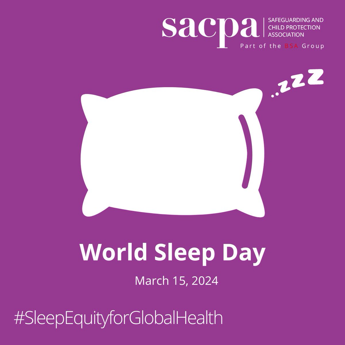 🌙 Happy #WorldSleepDay! Prioritise your health by recognising the importance of quality sleep. 💤 #SleepEquityforGlobalHealth