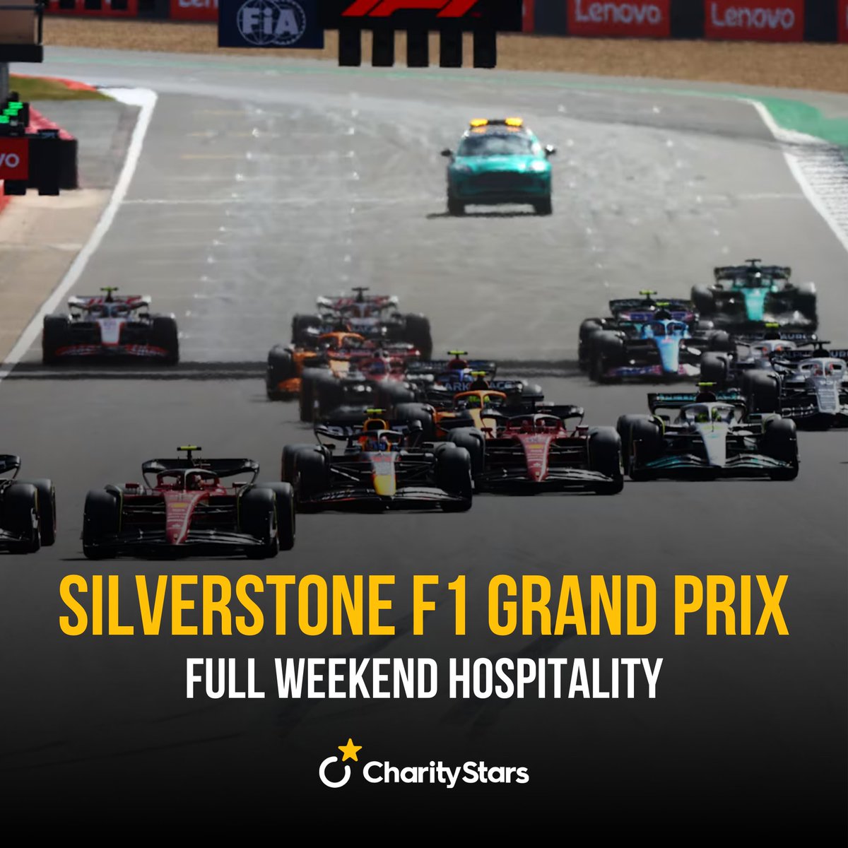 👀 Don't miss your chance to witness the biggest single sporting event in the UK and 🏎 experience the thrill of Silverston F1 Gran Prix with this super hospitality experience for two people. Place your bid now! 👉 charitystars.com/product/silver… #CharityStars #Formula1 #SilverstoneGP