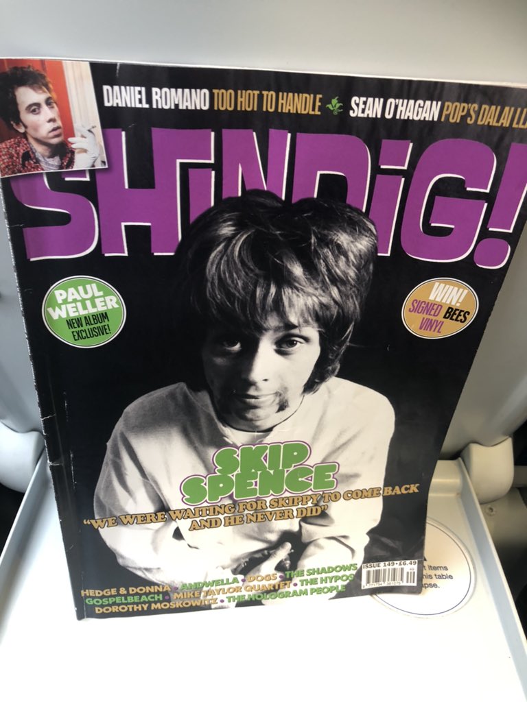 RalphMcLeanShow's tweet photo. You wanna know why @shindigmagazine is leagues ahead of any other monthly music mag? Well, apart from having the genius to put #SkipSpence on the cover obvs…they are sussed enough to hand over 6 full pages to the great @seanohaganmusic A true Irish music giant.#highllamas https://t.co/77122ERuKm