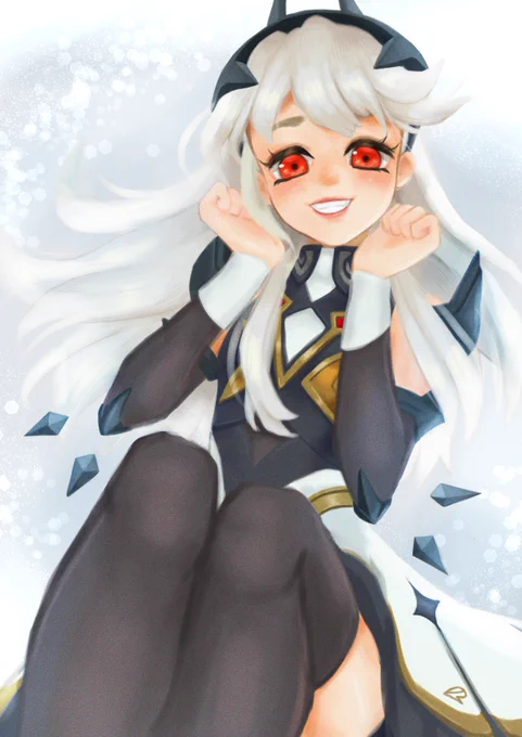プリンセスレクサ描いてみたいと思いつつ描けてなかったので、お題をきっかけに描けて良かった〜レクサのイメージ違うかもだけど、キラキラっとさせたかったのです  #フォトナ美術部  #Fortnite  #FortniteArt  #フォートナイト #フォートナイトイラスト 