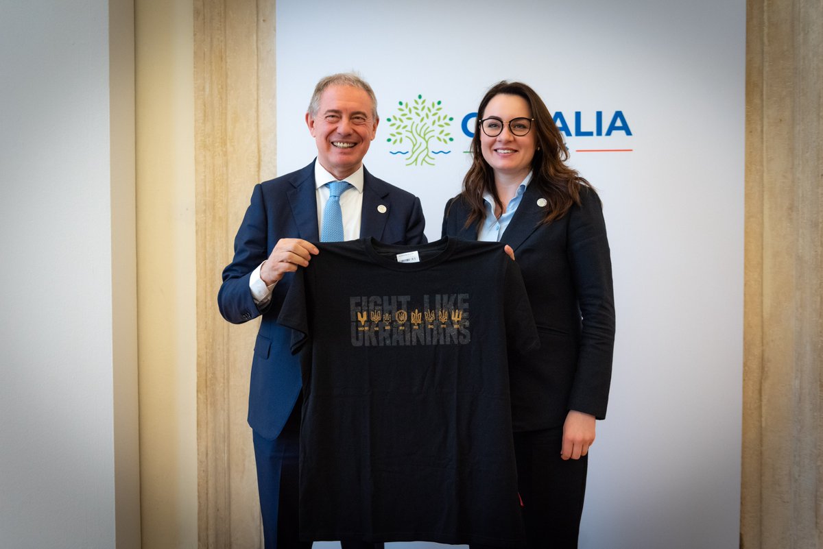 mineconomdev's tweet image. 🇮🇹🇺🇦 Італія допоможе просувати бренд #MadeinUkraine, зокрема надасть експертів та допоможе з просуванням українських виробників на найбільших торгових майданчиках, — підсумок зустрічі @Svyrydenko_Y та @adolfo_urso на просторах #G7Italy

Більше: cutt.ly/Gw01mWTo