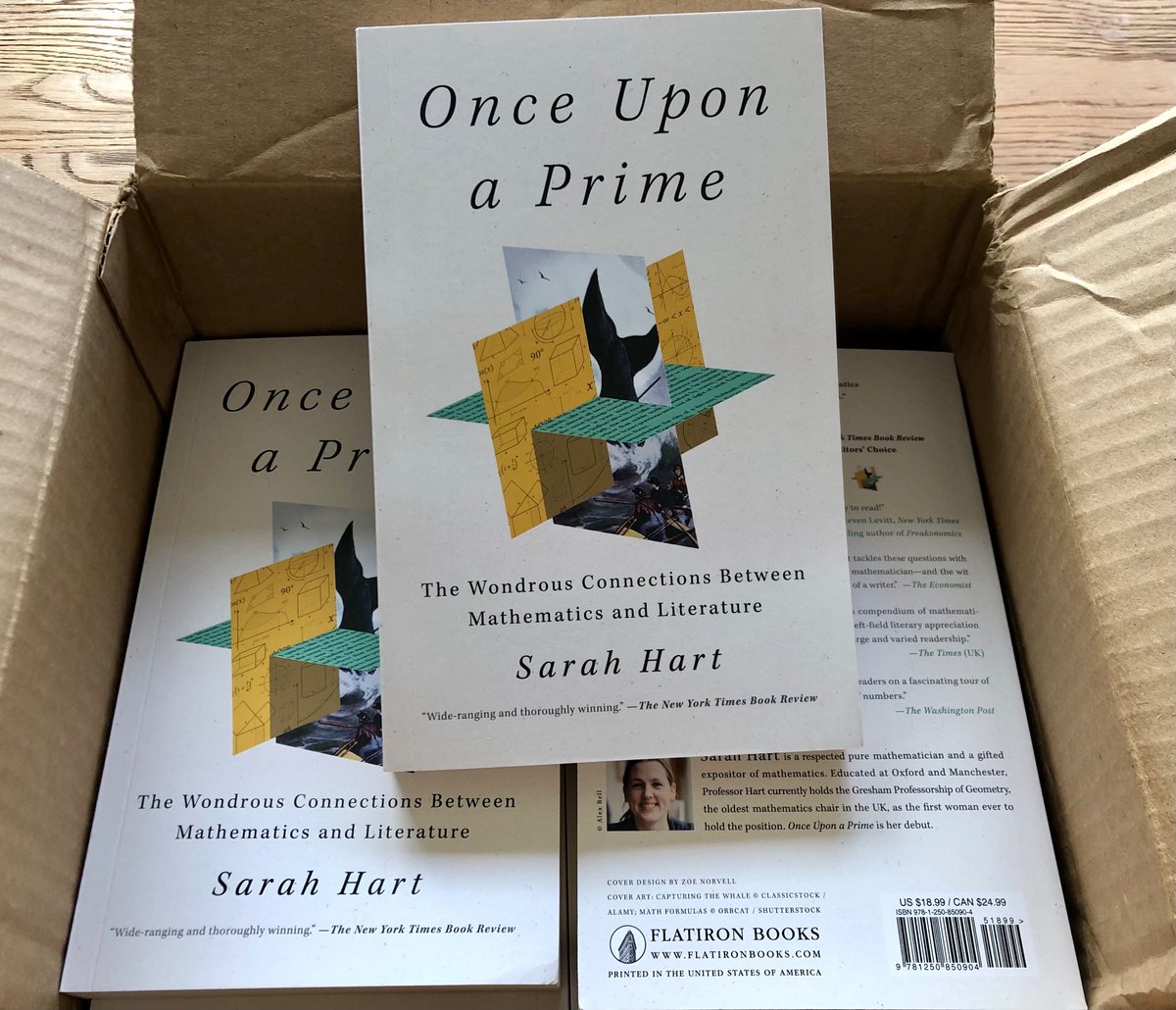 The U.S. paperback of Once Upon A Prime just arrived! Thank you @Flatironbooks, it looks great!