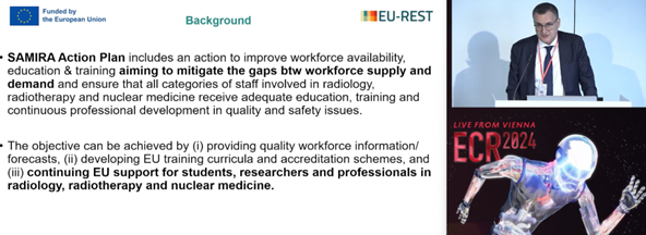 In case you weren't able to join #ECR2024, some of our sessions are available to watch on-demand, for free. Catch up on the SAMIRA session, where Boris Brkljačić gave an update on the EU-REST study on education, workforce and staffing issues: connect.myesr.org/?esrc_course=s…