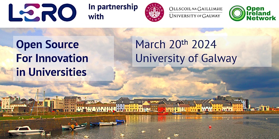 There's still time to register for the Open Source for Innovation in Universities event at @uniofgalway. This event will highlight the role of #OpenSource software in driving technological advancements and fostering open #research within academia. eventbrite.ie/e/open-source-…