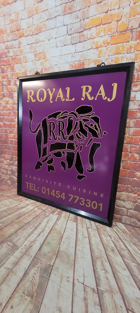 KingsPlastics's tweet image. New marquis swing sign supplied for @royalrajwinterbourne for their post sign display (our favourite Indian Restaurant 😋💜)
#marquissign #marquis #postsign #swingsign #signageroyaltysince1947 #makingsignsfor70years #kingsplastics #restaurantsigns #standout