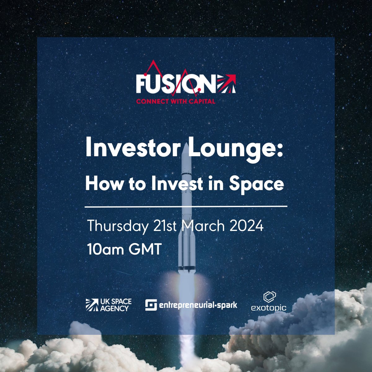 ESparkGlobal's tweet image. Join our next Investor Lounge: How to Invest in Space, and upskill your knowledge for investing in #UKSpace.

Delivered by our leading experts, you will gain invaluable insight into the UK #SpaceEcosystem. Secure your place today and click the link below!

ow.ly/Yf5a50QTiZC