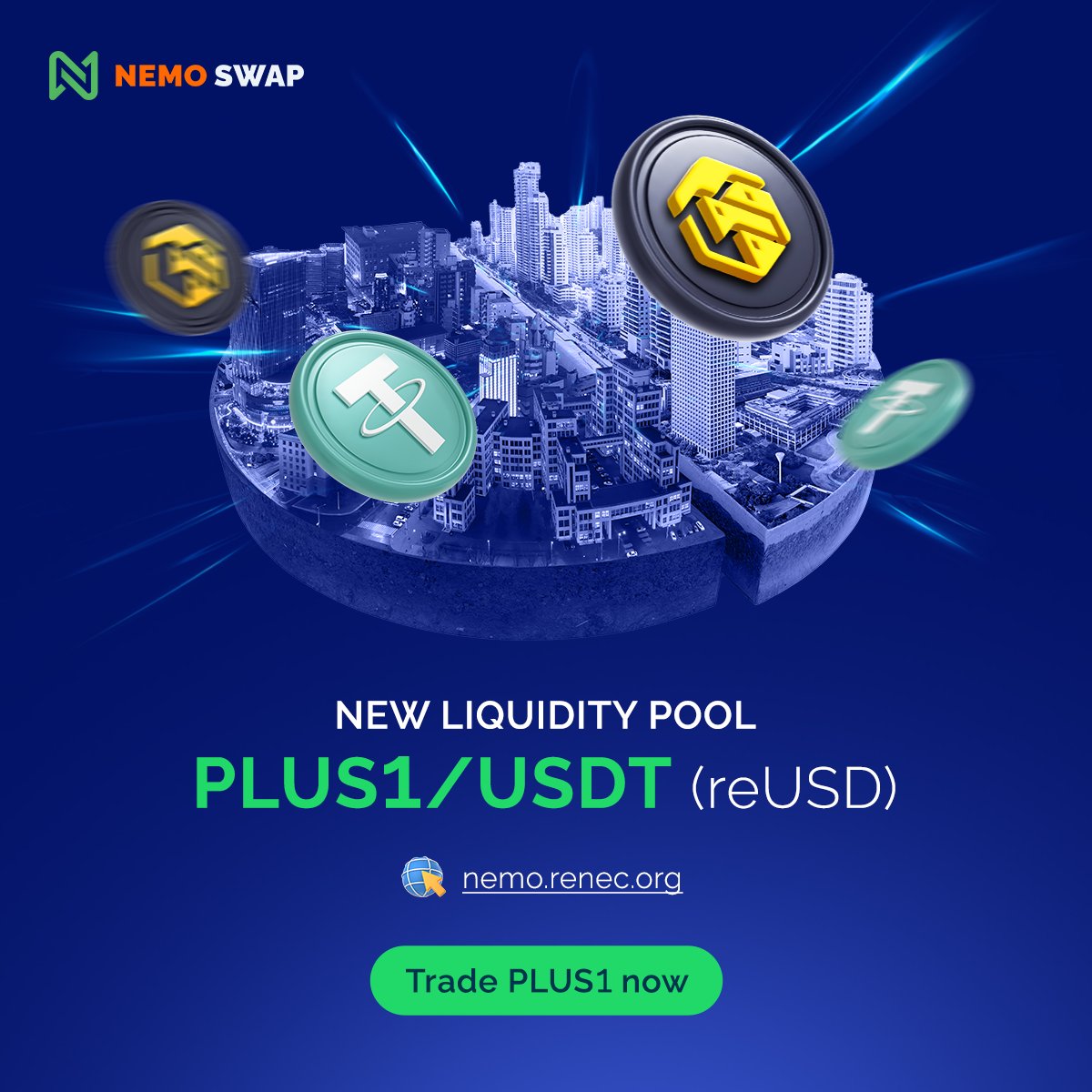 You're all set to start trading PLUS1 real estate token from now. 🔗 Visit nemo.renec.org/reUSD_PLUS1 📈 Exciting update from Propeasy: This March, get ready for the 🔥 first-ever PLUS1 burn. What's in store for PLUS1 Hodlers amidst this? If you've missed their recent sales, head…