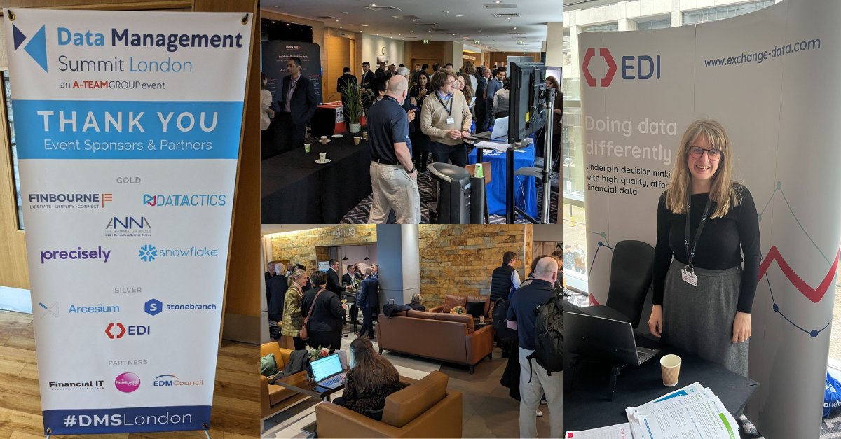 ExchangeData's tweet image. We are thrilled to have met so many of you yesterday at DMS London's event on Data Management.
If we didn’t get a chance to meet, or if you would like more information, contact our sales team at sales@exchange-data.com.
exchange-data.com/events/
#ExchangeDataInternational