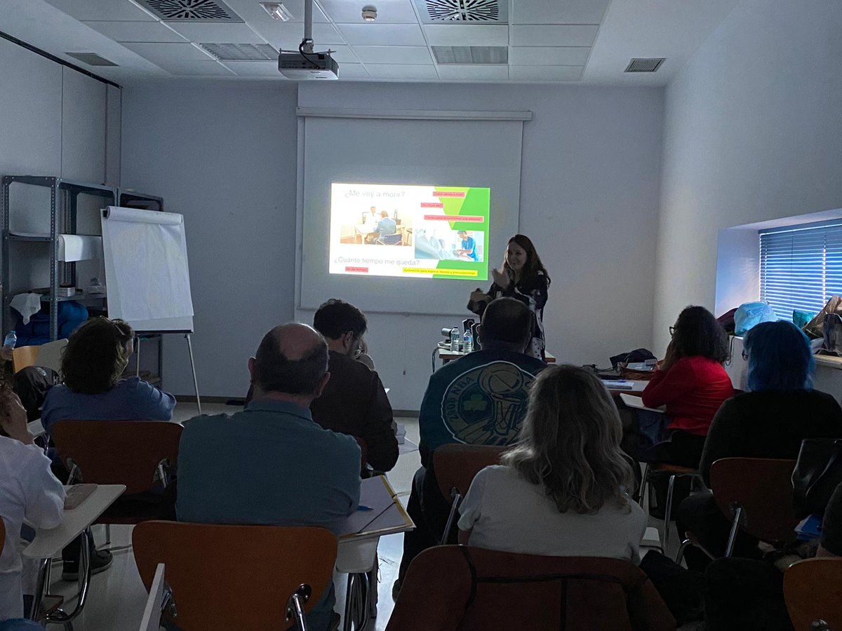 Hospital Universitario Poniente (@huniv_poniente) on Twitter photo Segunda sesión presencial del curso de habilidades para la comunicación de malas noticias
#SomosPoniente
<a href="/saludand/">Consejería de Salud y Consumo</a> <a href="/AlmeriaJunta/">AlmeríaJunta</a> <a href="/peacro/">PEDRO ACOSTA</a> <a href="/CheloArtero/">Chelo Artero</a> <a href="/juanbelmena/">Juan de la Cruz Belmonte Mena</a> <a href="/maiesmo/">Maite Estévez</a> Segunda sesión presencial del curso de habilidades para la comunicación de malas noticias
#SomosPoniente
<a href="/saludand/">Consejería de Salud y Consumo</a> <a href="/AlmeriaJunta/">AlmeríaJunta</a> <a href="/peacro/">PEDRO ACOSTA</a> <a href="/CheloArtero/">Chelo Artero</a> <a href="/juanbelmena/">Juan de la Cruz Belmonte Mena</a> <a href="/maiesmo/">Maite Estévez</a>