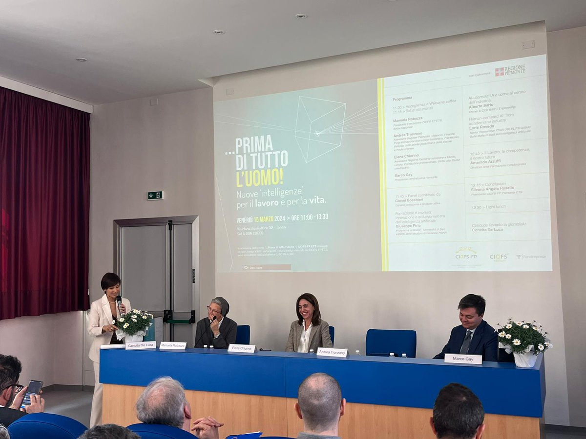 <a href="/marcogy/">Marco Gay</a>: "Siamo nell’epoca della TwinTransition: in questo contesto la formazione è imprescindibile. L’IA è un'opportunità da cogliere e non deve spaventare: buona parte del lavoro potrà essere gestito così, ma rimane un ruolo imprescindibile dell’intelligenza emotiva."