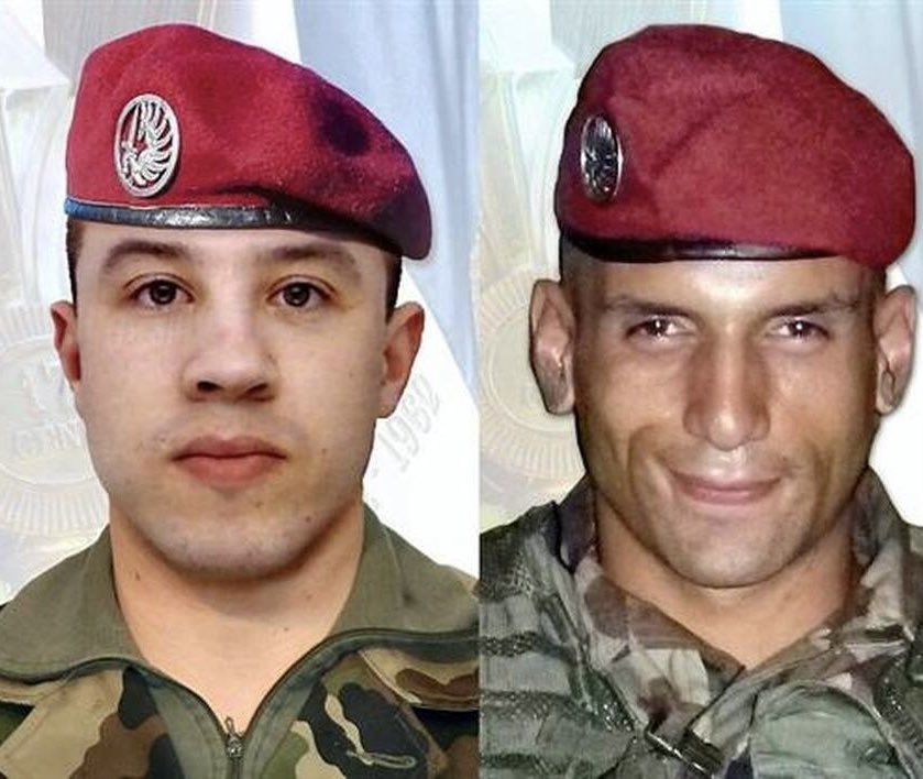 Devoir de mémoire🎗️ Caporal-chef Abel Chennouf et caporal Mohamed Legouad du 17e RGP. Le 15 mars 2012, ils sont exécutés lâchement par le terrorise Mohamed Merah. Nous ne vous oublierons pas. 🌟