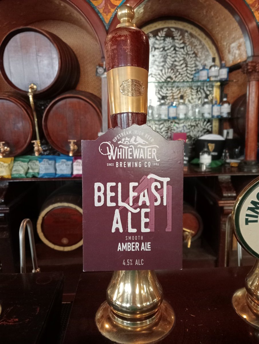 micktcos68's tweet image. Getting the weekend started @CrownBarBelfast with two local ☘️IRISH☘️ @Whitewaterbeer casks Maggie's Leap IPA &amp;amp; Belfast Ale always popular when on @Nicholsonspubs 
@bftwni @camra_ni @CaskFinder @IrishbeerStuff #StPatricksDay24 #Greenweekend