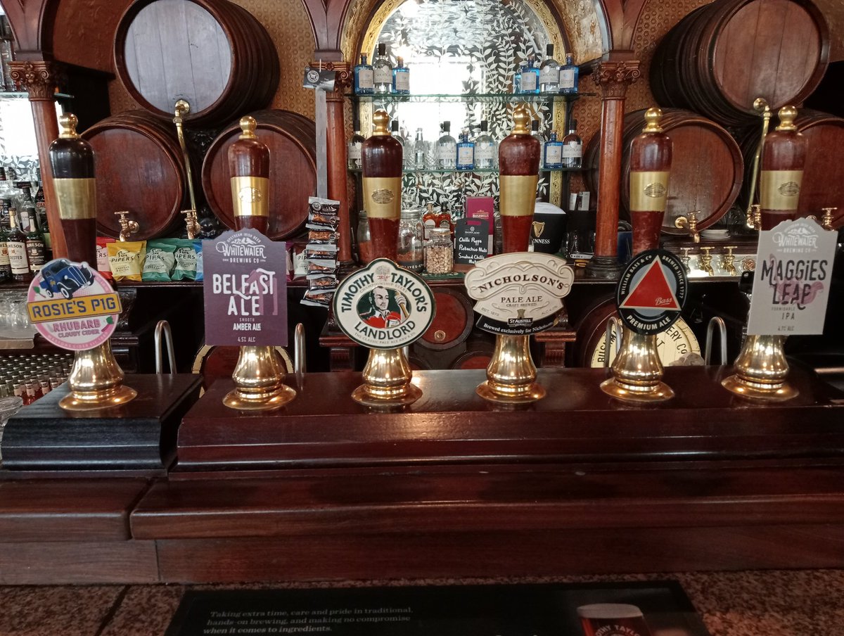 micktcos68's tweet image. Getting the weekend started @CrownBarBelfast with two local ☘️IRISH☘️ @Whitewaterbeer casks Maggie's Leap IPA &amp;amp; Belfast Ale always popular when on @Nicholsonspubs 
@bftwni @camra_ni @CaskFinder @IrishbeerStuff #StPatricksDay24 #Greenweekend