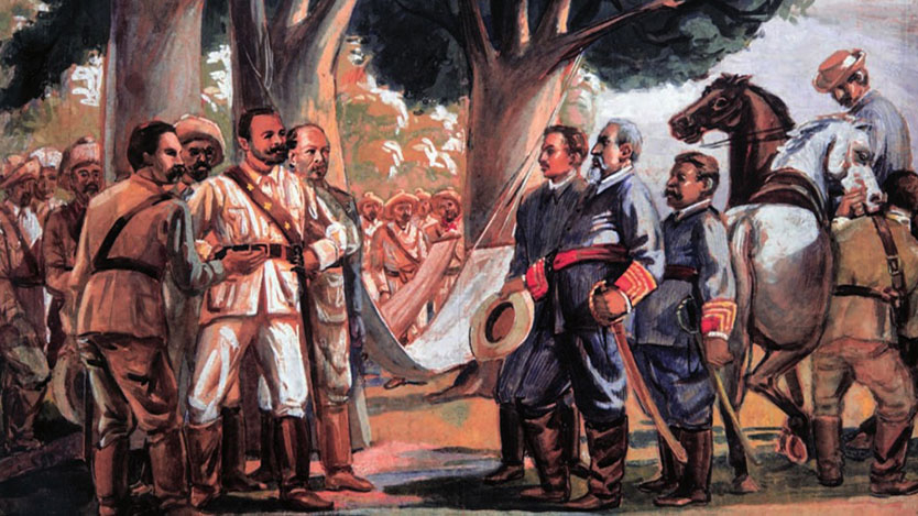 #Fidel: "Lo que sí puede afirmarse es que con la Protesta de Baraguá... llegó a su cumbre... el espíritu patriótico y revolucionario de nuestro pueblo; y que las banderas de la patria y de la revolución... fueron colocadas en su sitial más alto".
#CubaViveEnSuHistoria