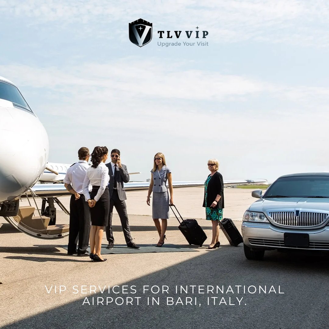 TLVVIP's tweet image. Skip the Lines &amp;amp; Breathe Easy: Luxury Awaits at Bari Airport! ✈️🇮🇹
Traveling internationally can be stressful. But with TLV VIP, your arrival in Bari, Italy, is a breeze!

Contact us today to craft your perfect Bari escape! ➡️
Booking request: tlv-vip.com/book-airport-v…

#tlvvip