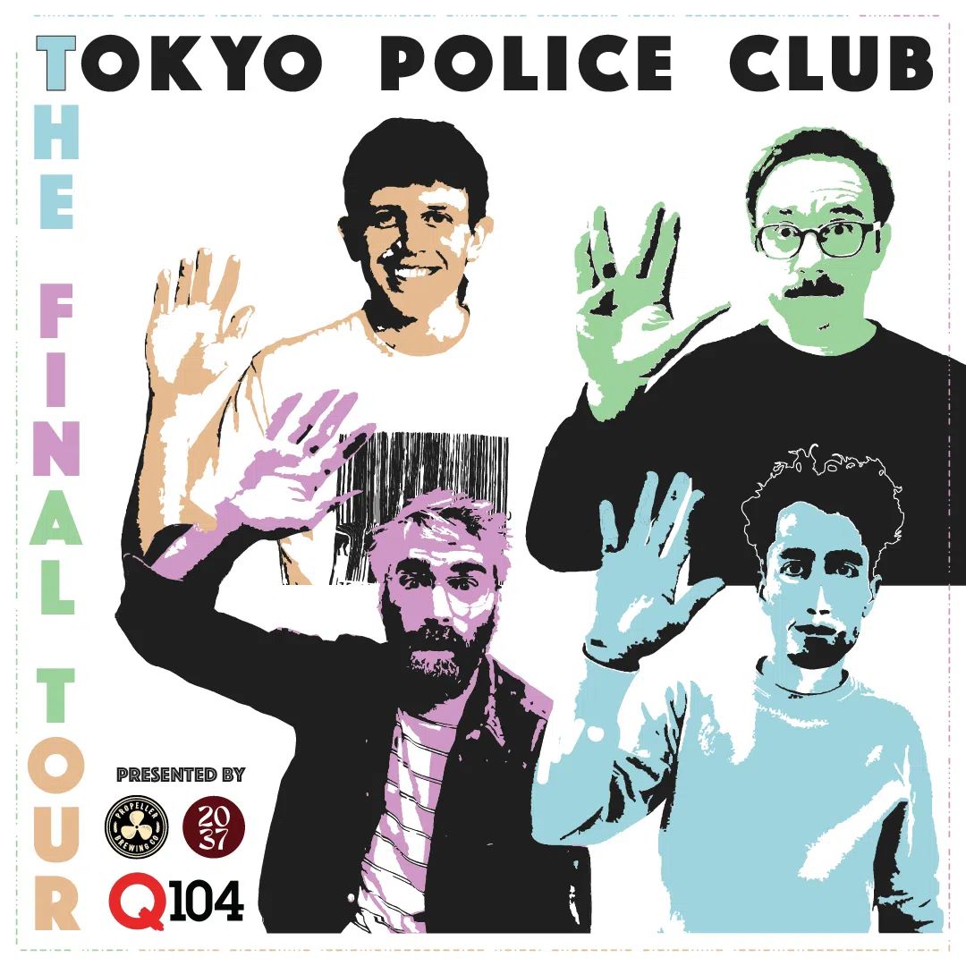 Q104 The Station with The Concerts Presents @TokyoPoliceClub The Final Tour! AUG 1st @Marqueeballroom w/ Opening Act: @monowhales Score tickets w/Anna Zee & The Q104 Workforce on The Mighty Q today! Tickets go on sale this morning at 10am. Buy them here 2037gottingen.ca