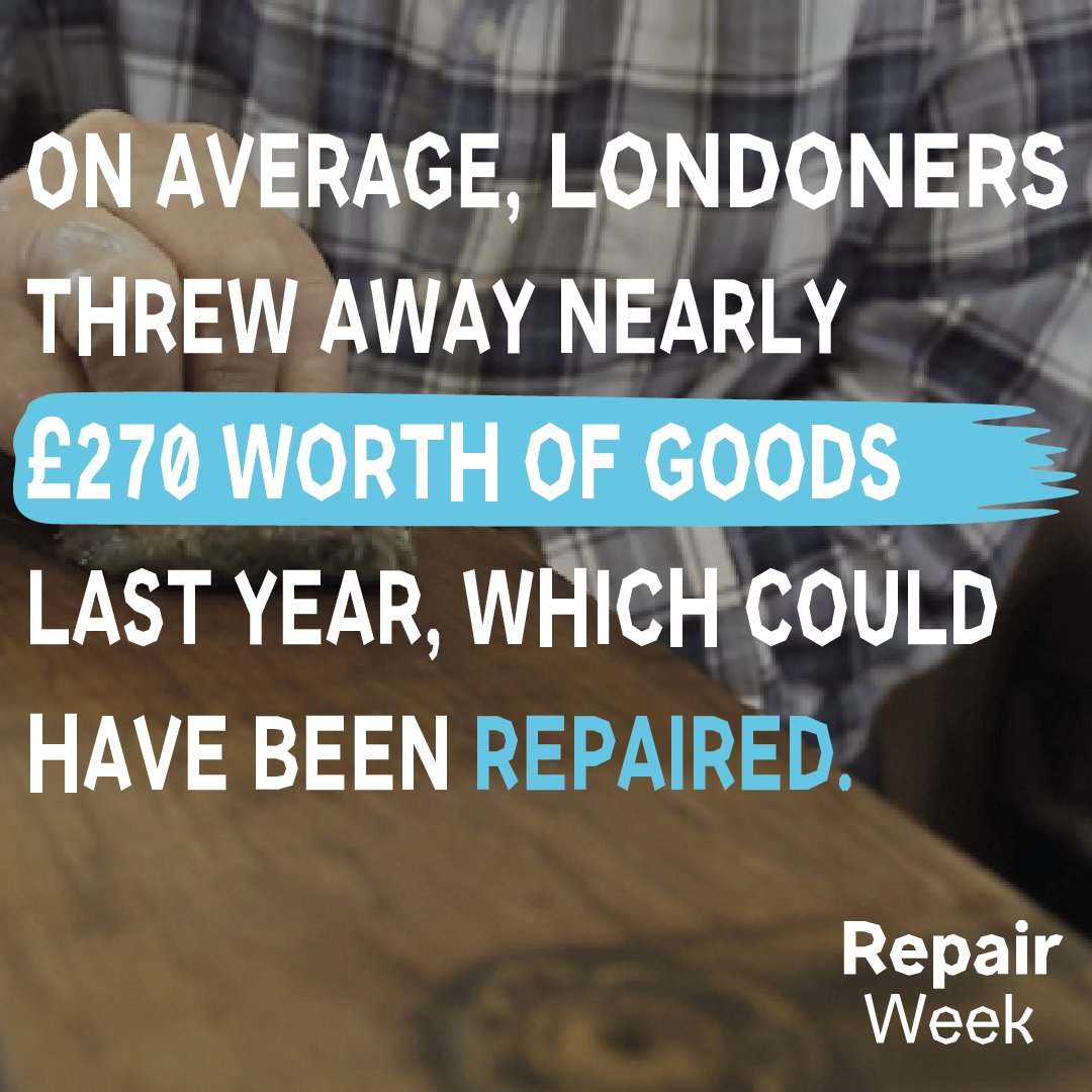 Do you have fixing skills to share? There are plenty of events this weekend for #RepairWeekLDN🔧 ⁠ If you haven’t been to an event before, all you have to do is show up with your tools and find the host. They’ll give you all the info and partner you up so you’re not alone! ⁠