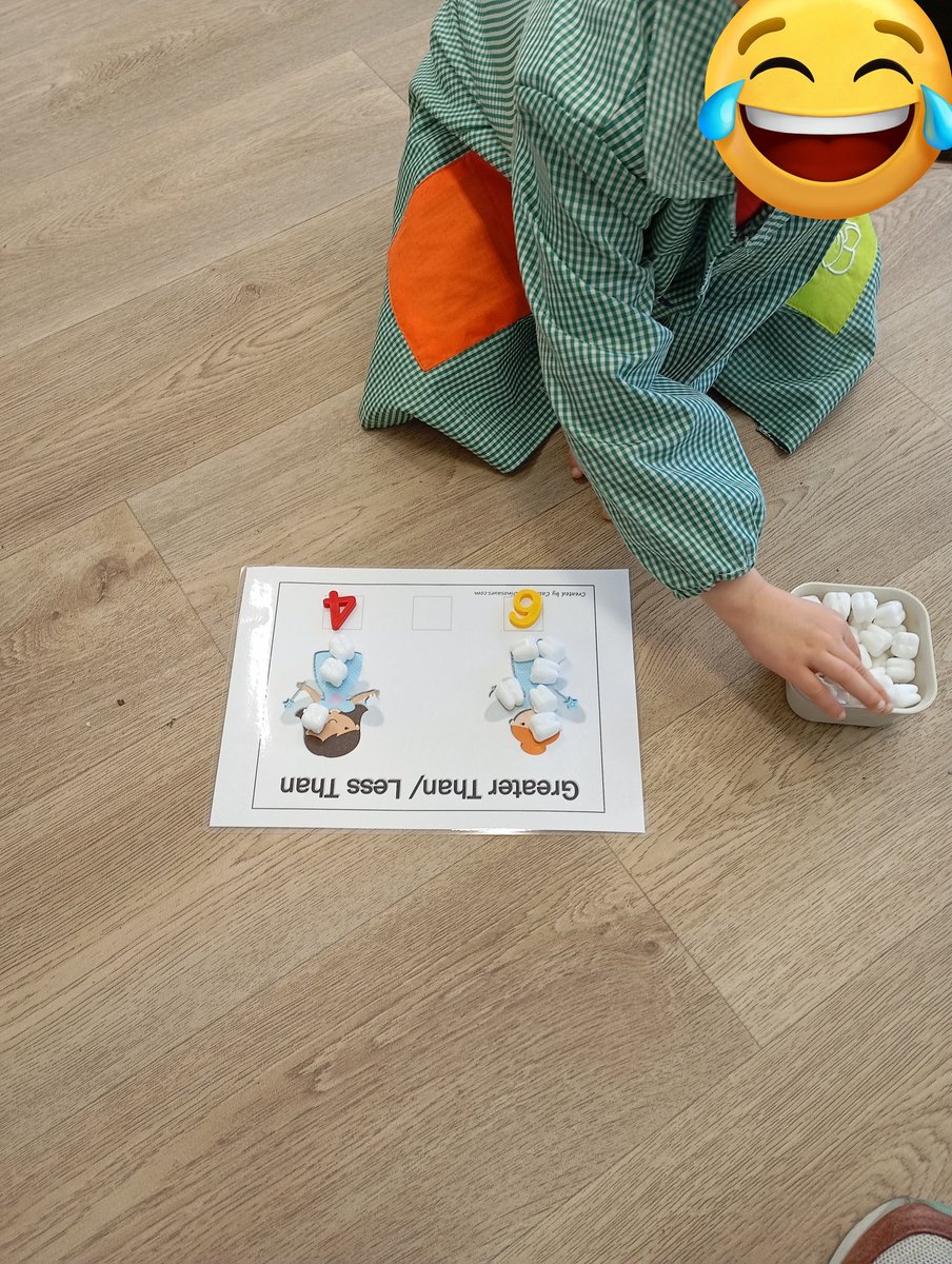 CofinoAngela's tweet photo. Numeracy work with Pre-Primary 5 in our project "Teeth", comparing numbers and working on greater/less than.
@ColeParqueIn 
#playandlearn https://t.co/qdATk1RdDH