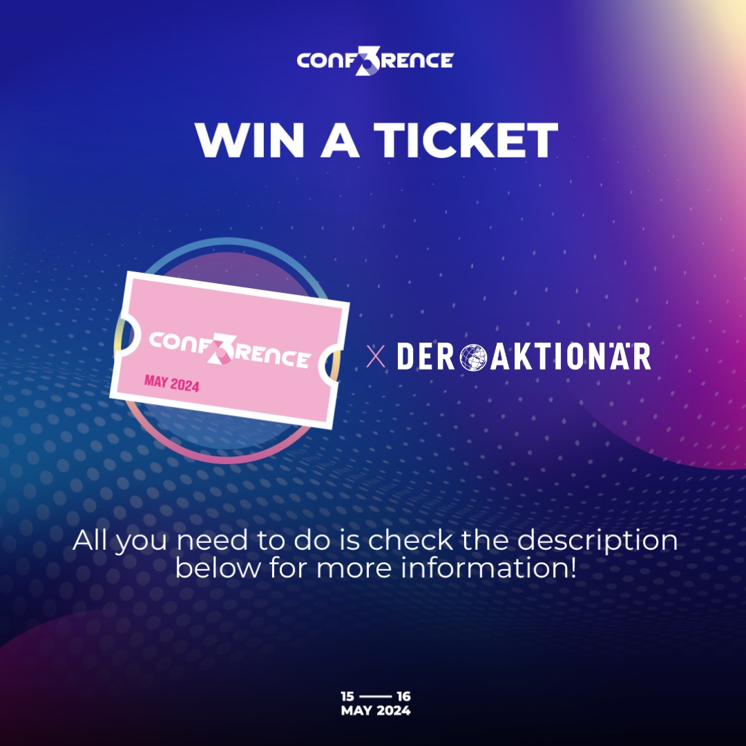 🎁 GIVEAWAY CONF3RENCE x DER AKTIONÄR 🎁 Gewinnen Sie jetzt ein #VIP-Ticket und seien Sie auf der @conf3rence am 15. und 16. Mai 2024 im Signal Iduna Park in #Dortmund dabei. Dort treffen sich die klügsten Köpfe und zukunftsorientierte Unternehmen um sich in den Bereichen…