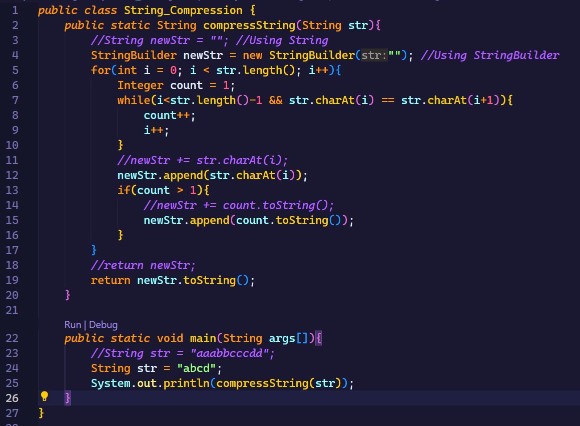 CodieAryan's tweet image. Day 74: Compressing strings for efficiency! Successfully solved the challenge of String Compression, mastering the art of condensing strings while preserving essential information. 🚀🔤 #JavaProgramming #StringCompression #Day74 #100DaysOfLearning"