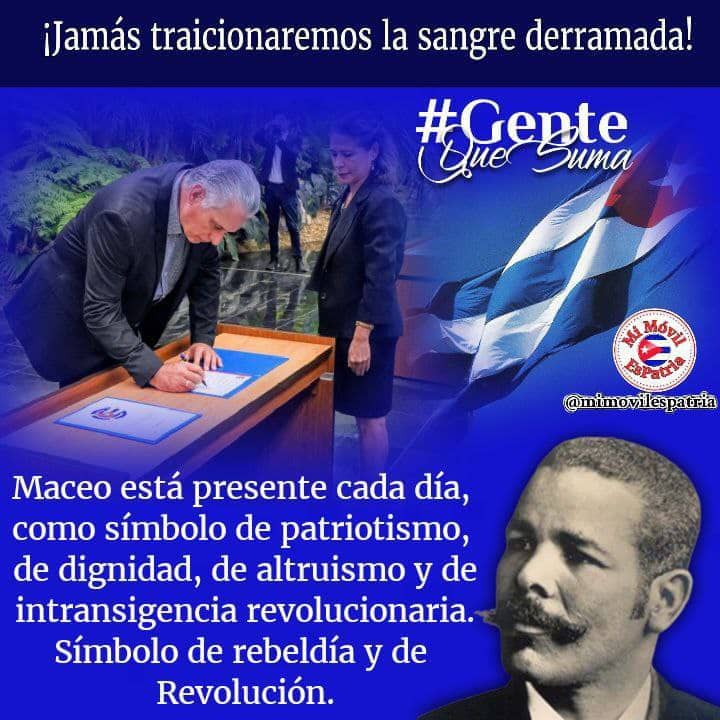 ¡Jamas traicionaremos la sangre derramada!
#CubaPorLaVida
#CubaCoopera #UnidosXCuba