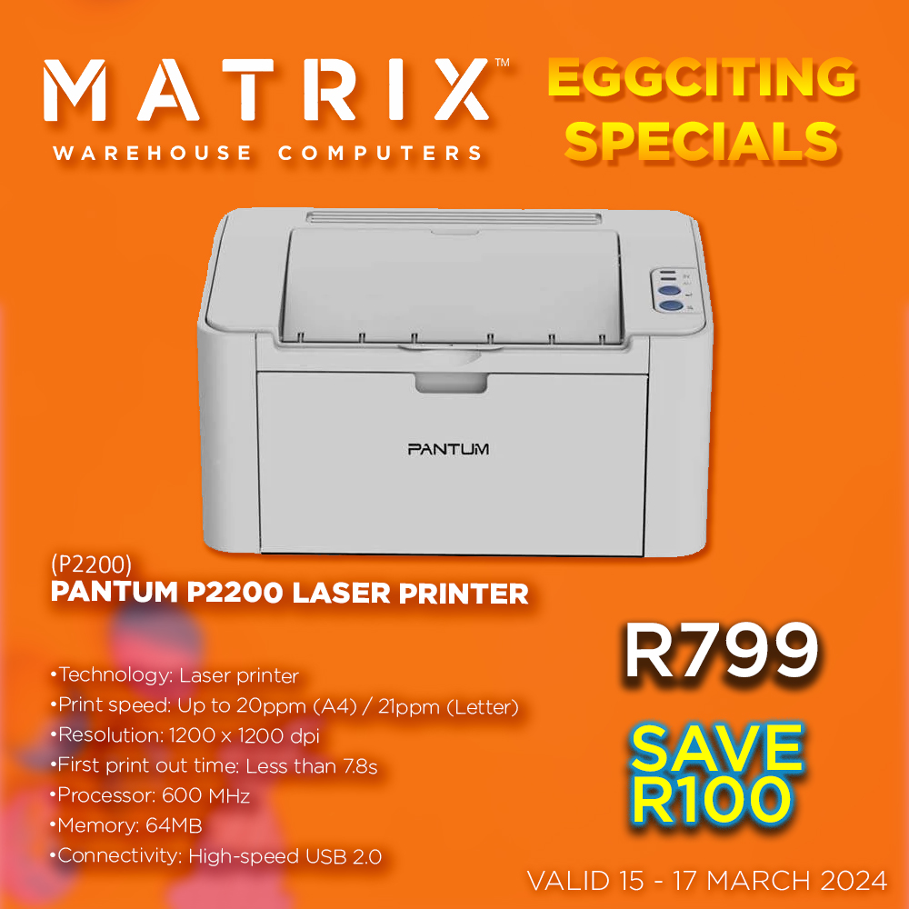 MatrixWarehouse's tweet photo. Time for some EGGCITING Specials, this weekend only!
.
.
.
.
.
#Matrixwarehousecomputers #Eggciting #weekendspecials #computertech #Toshiba #Pantum #Asus #Lenovo #hp https://t.co/ZePkEmlin6