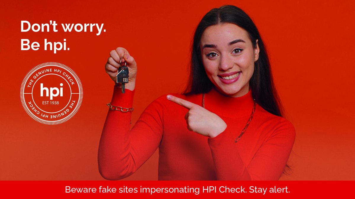 HPI Check pioneered vehicle history checks. Get the most comprehensive service in the UK. Trust the genuine HPI Check. Beware of fake sites impersonating HPI Check. Stay vigilant. For a genuine HPI Check click here hpicheck.com #HPICheck #ComprehensiveCheck