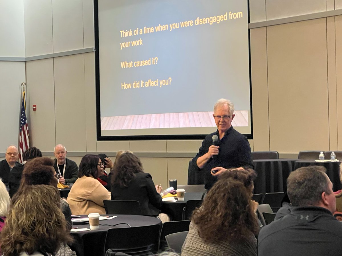 Wrapping up our 3-day conference with the world-renowned @HargreavesBC, Visiting Professor, University of Ottawa, and Canada’s 2023 Professor of the Year. #OHDeansCompact #OhioEd