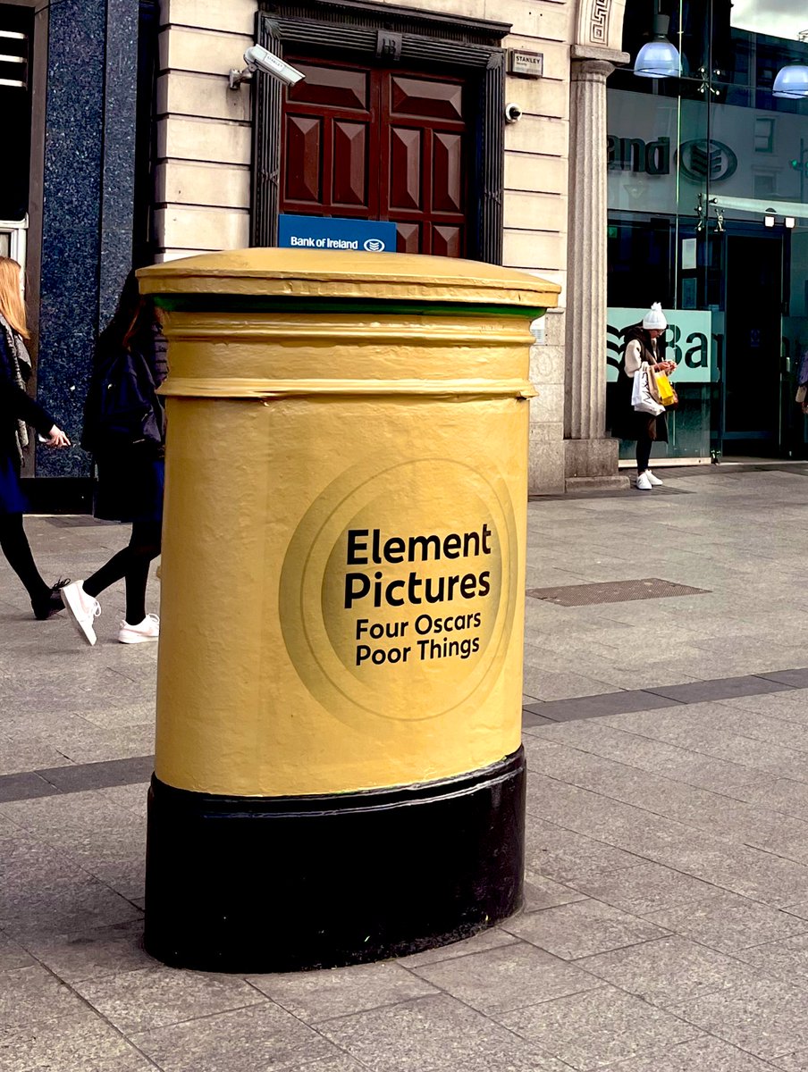 What an honour! Thank you so much <a href="/Postvox/">An Post</a>. #PoorThingsFilm