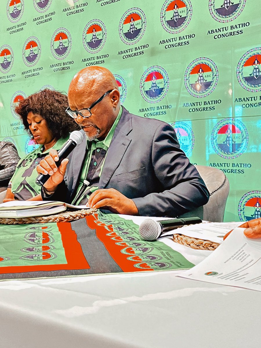 Our_ABCza's tweet photo. ABANTU BATHO CONGRESS ANNOUNCE FOUNDING PRESIDENT PG
MAVUNDLA AS KZN PREMIER CANDIDATE
On March 9, 2024, the National Executive Committee of the ABC made a significant
decision during a special meeting.
#2024elections
#2024IsOur1994 https://t.co/54BZNHAPra