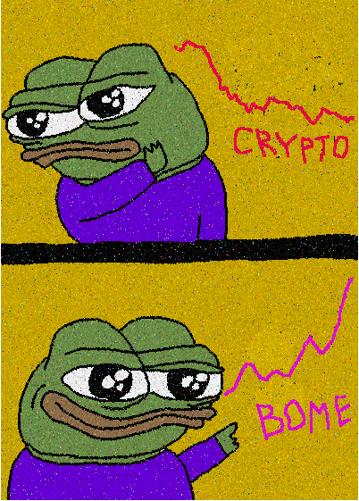 GM, FRENS. FEELS LIKE $BOME IS MADE DIFFERENT!  🐸☕️