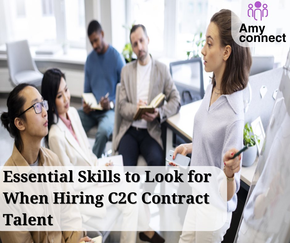 amy_connect1's tweet photo. Hiring C2C contract talent? Here's what to prioritise:

Technical skills
Adaptability
Communication
Problem-solving
Team collaboration
Get the best for your projects!
#C2C #ContractTalent #HiringTips #tech #itindustry #softwareservices #skilleddeveloper #amyconnect #developers https://t.co/fjoHFUNuqN