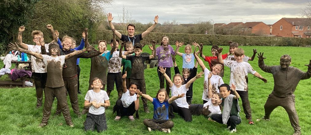 Check out this amazing photo from the Mini Mudder. £360 raised for Cancer Research UK and CAFOD!