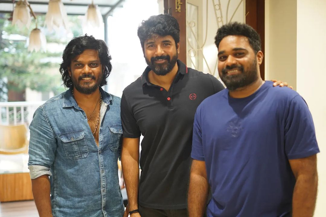 Our Prince Sivakarthikeyan anna with Byri movie actor @actor_syeed and our Maveeran director @madonneashwin  💥

#Sivakarthikeyan #Amaran #SK23 #Maaveeran