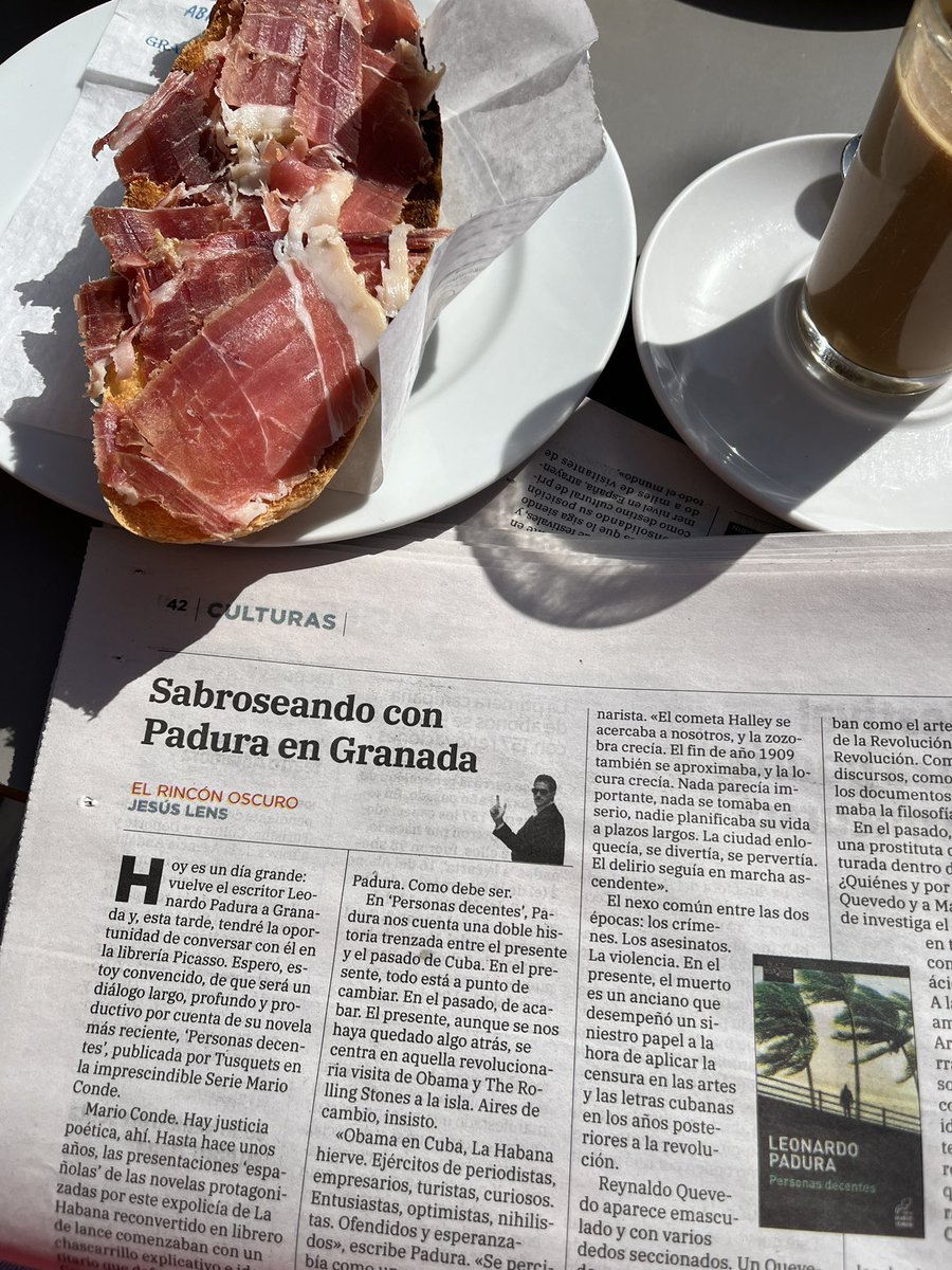 Jesus_Lens (@jesus_lens) on Twitter photo Hoy es un día grande: vuelve el escritor Leonardo Padura a Granada y, esta tarde, tendré la oportunidad de conversar con él en <a href="/LibreriaPicasso/">Librerías Picasso</a> Espero, estoy convencido, de que será un diálogo largo, profundo y productivo. granadablogs.com/pateandoelmund… Hoy es un día grande: vuelve el escritor Leonardo Padura a Granada y, esta tarde, tendré la oportunidad de conversar con él en <a href="/LibreriaPicasso/">Librerías Picasso</a> Espero, estoy convencido, de que será un diálogo largo, profundo y productivo. granadablogs.com/pateandoelmund…