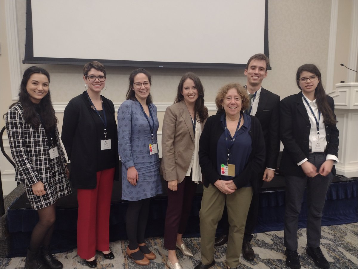 At the opening of #MAA2024, President Robin Fleming honored these early-career scholars who are presenting their research at the conference:  themedievalacademyblog.org/maa-news-annua…