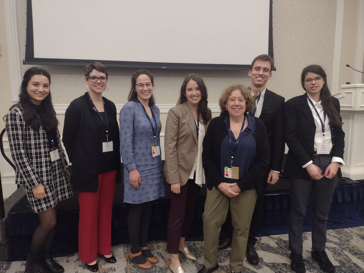 At the opening of #MAA2024, President Robin Fleming honored these early-career scholars who are presenting their research at the conference: themedievalacademyblog.org/maa-news-annua…