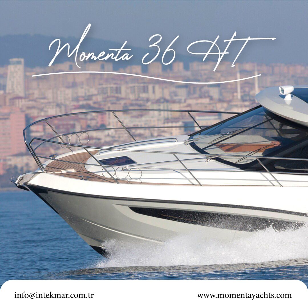 Momenta 36 HT güçlü motorları , sportif tasarımı ve geniş iç hacmiyle denizseverlerin harika zaman geçirmeleri için tasarlanmıştır.

#momentayachts #momenta36ht #yachts #yachtlife #yachtdesign #luxurydesign #luxuryyacht #yachtlifetravel #yacht