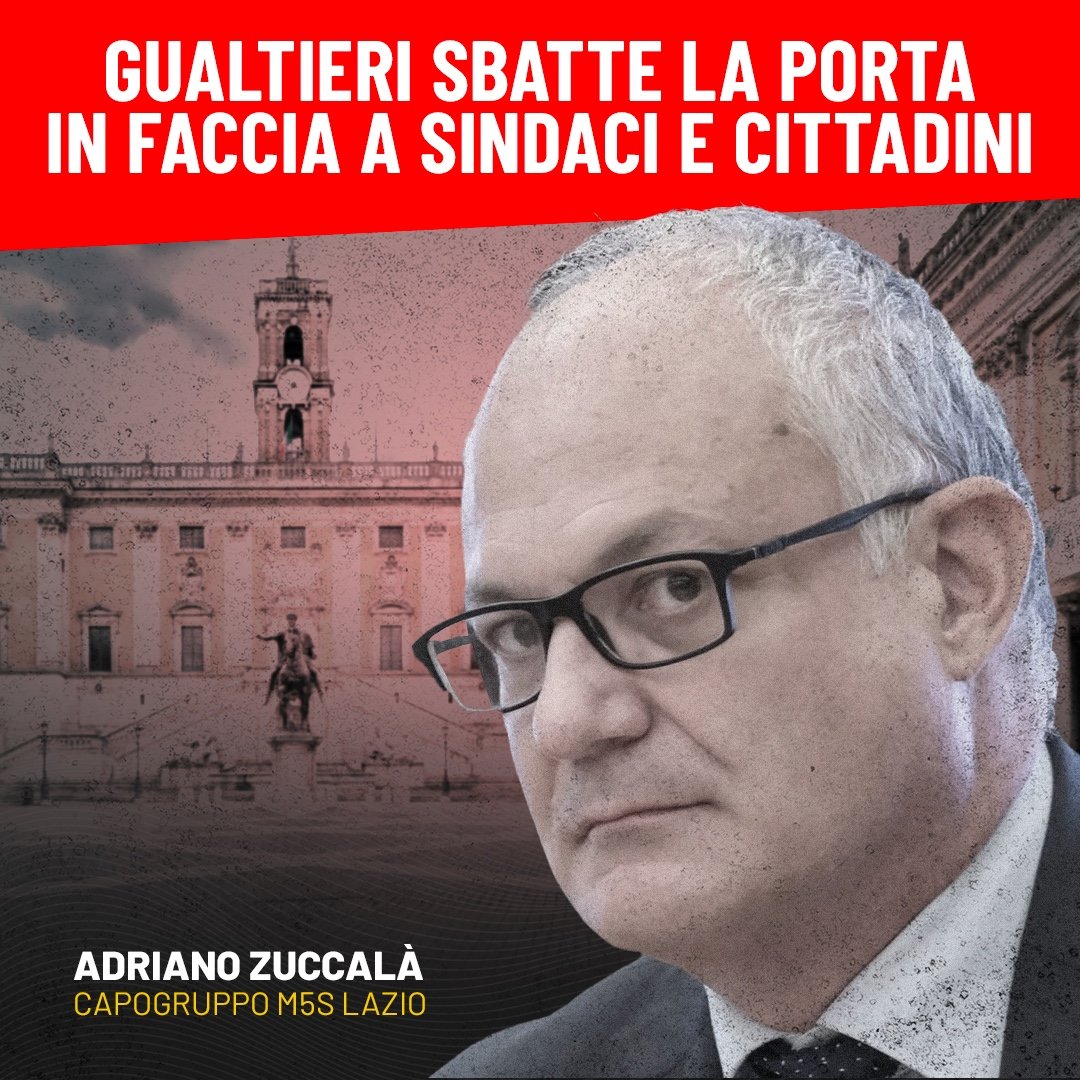 #Campidoglio Revocata sala per convegno su #inceneritore  #Gualtieri crede di essere il re di #Roma! Inaccettabile la censura a sindaci, comitati e cittadini.
Torni sui suoi passi e lasci svolgere il convegno, anche perché noi saremo comunque tutti in piazza alle 15! #M5S