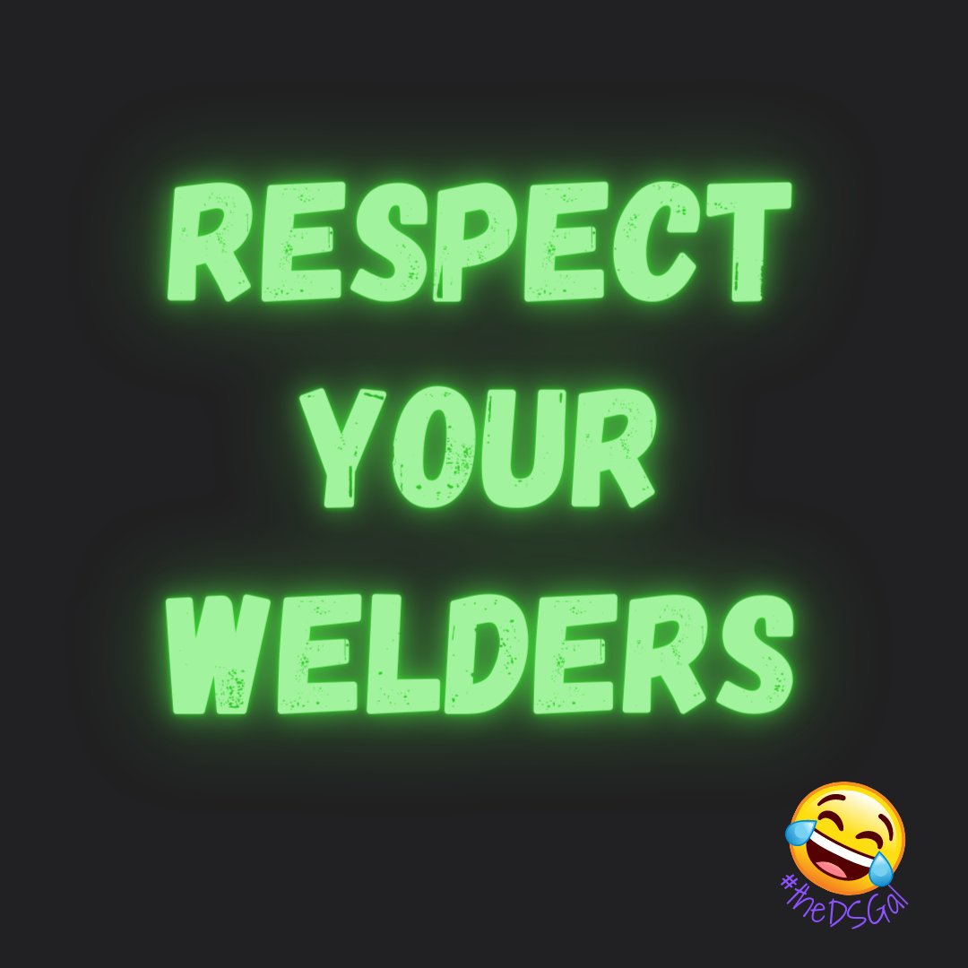 mymetalmadness's tweet photo. 🤣
#Fridayfunny #weldinghumor #Fridayfunnies #Fridayvibes #welder #metalwork #metalart #metalcreations #metaldecor #steelcreations #hitchyaride #MyMetalMadness #LisaAnndMetal #Kinkedsword #theDSGal #RHEC #creeksquad https://t.co/w0zpbKb3Ob