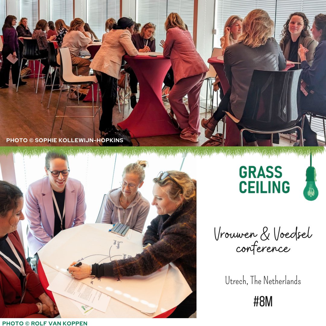 Sophie Kollewijn-Hopkins and Bettina Bock from the Dutch Living Lab attended the Vrouwen & Voedsel conference, on the occasion of the International Women’s Day. They hosted a workshop to share the #grassceiling findings & the position of women involved in the agricultural sector
