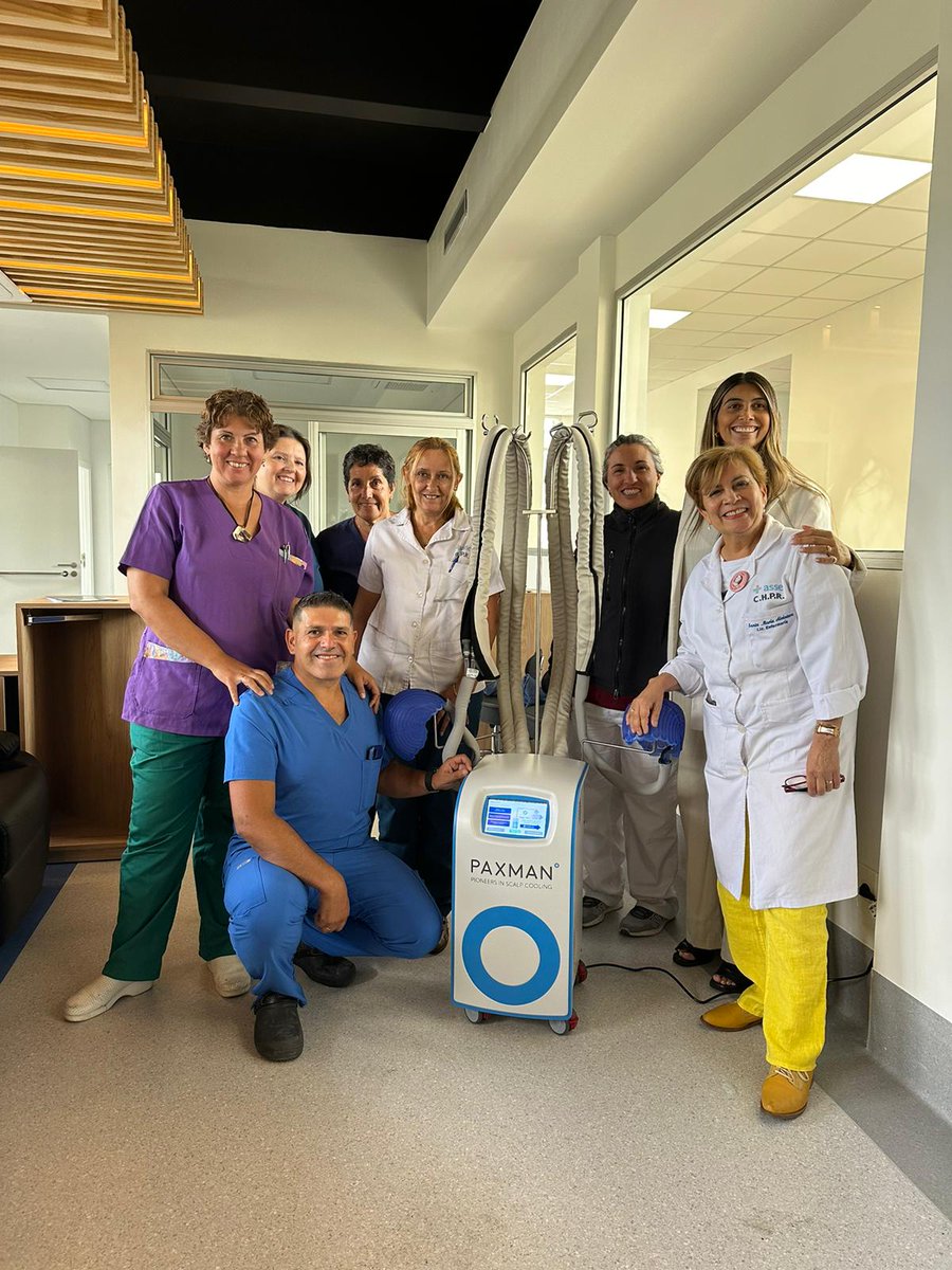 Last week, a new #PaxmanScalpCooling system was installed in Uruguay by our distributors Arcos Biomedical, at the Women’s Hospital in Montevideo, Centro Hospitalario Pereira Rossell.

#ChangingTheFaceOfCancer