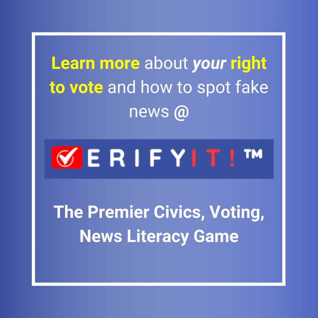 💪Teachers, do your students know the history leading up to the women's suffrage movement?💪

🎯 Play the VerifyIt Game now to learn more! Link in the bio.

#CivicEd #edchat #educators #civics #CAEdChat #teachertwitter #newsliteracy #socialstudies #sschat #verifyit #womensrights