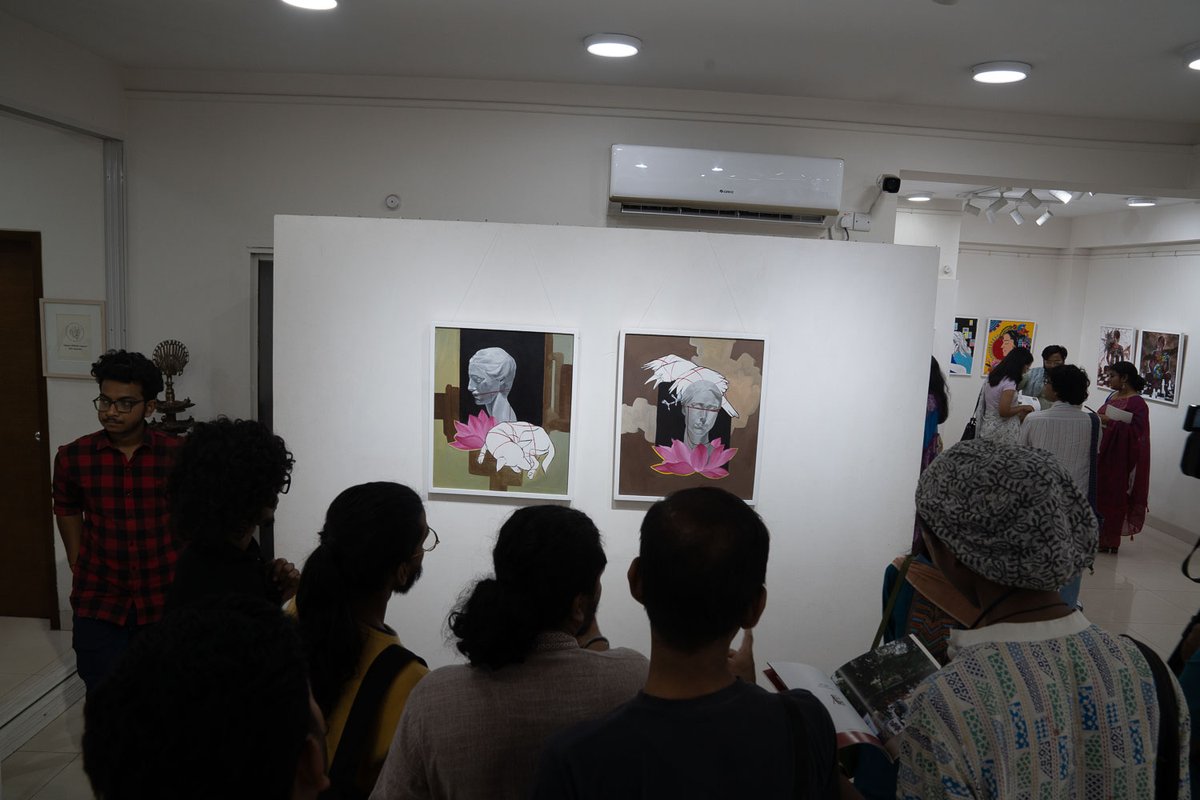 The “Power of Art” exhibition inaugurated today showcasing the creative work of young student artists from Dhaka University and Jagannath University to promote youth civic engagement through paintings. 🗓️ March 16-21 📍 Safiuddin Shilpalay Gallery ⏰ 11:00am - 8:00pm