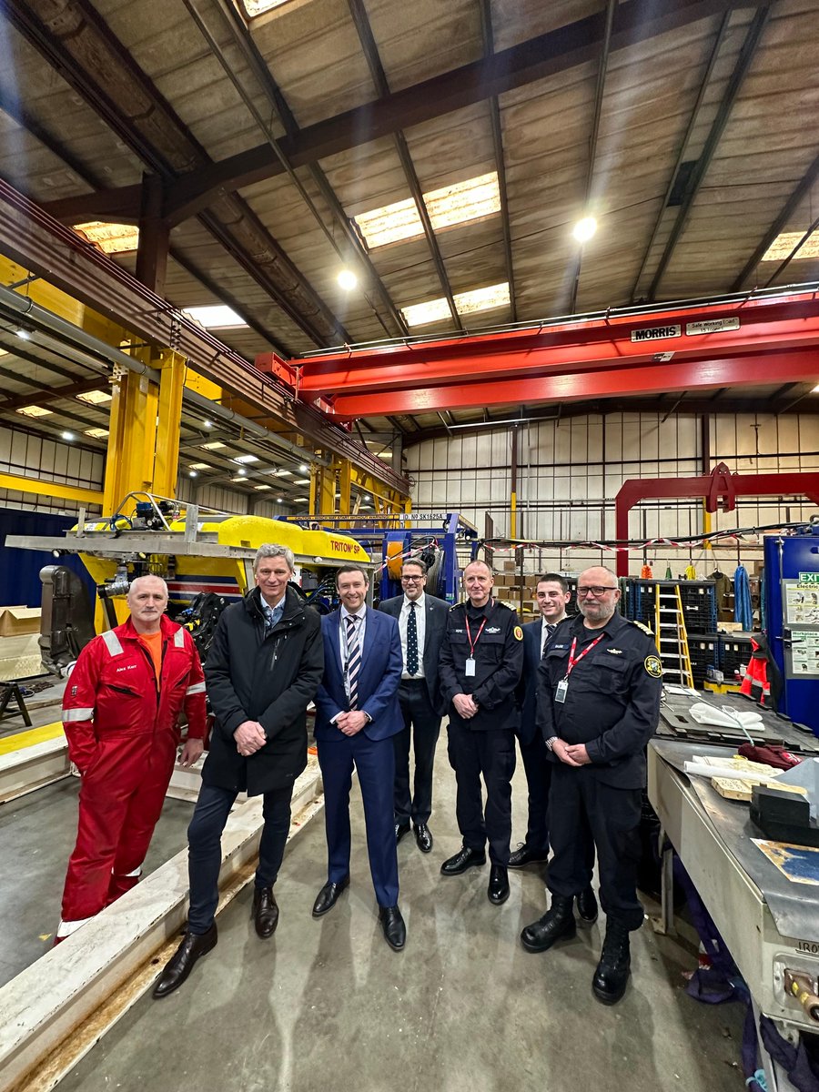 JFD today hosted His Excellency, Tore Hattrem, Norwegian Ambassador to the UK, at our Glasgow site. As one of the esteemed partners of JFD's NATO Submarine Rescue System, we were delighted to offer His Excellency an exclusive glimpse of the state-of-the-art NSRS equipment.