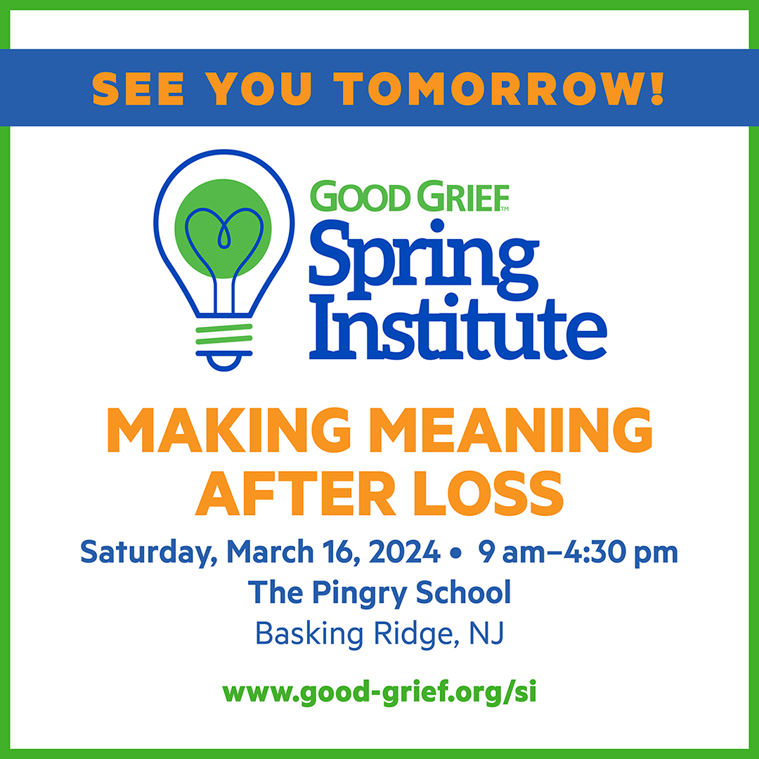 GoodGriefNJ's tweet image. The workshops are ready and our team is all set, the only thing missing is you! See you tomorrow for “Making Meaning After Loss” at the Pingry School with Good Grief and Michael Cruz Kayne!
@michaelcruzkayne
#GoodGriefNJ #Conference #SpringInstitute