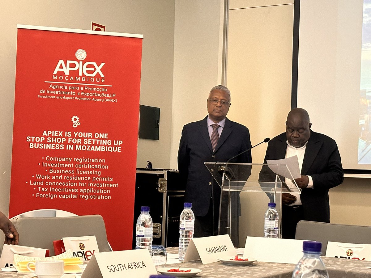 serge_bounda's tweet photo. Great meeting of the African Group of Ambassadors & High Commissioners with #APIEX, which is the Agency in charge of investments and exports promotion of #Mozambique. The exchanges were extremely fruitful and beneficial for all the parties in the context of economic diplomacy. https://t.co/rtP3sW0gZA